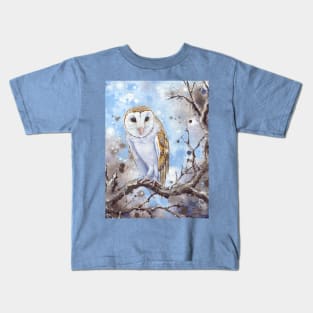 "Twinkle"  (Barn Owl) Kids T-Shirt